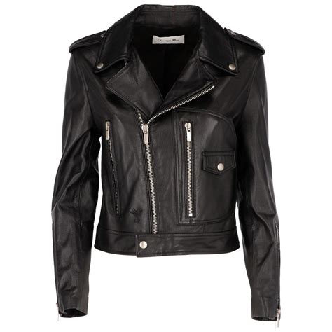 leather jacket dior